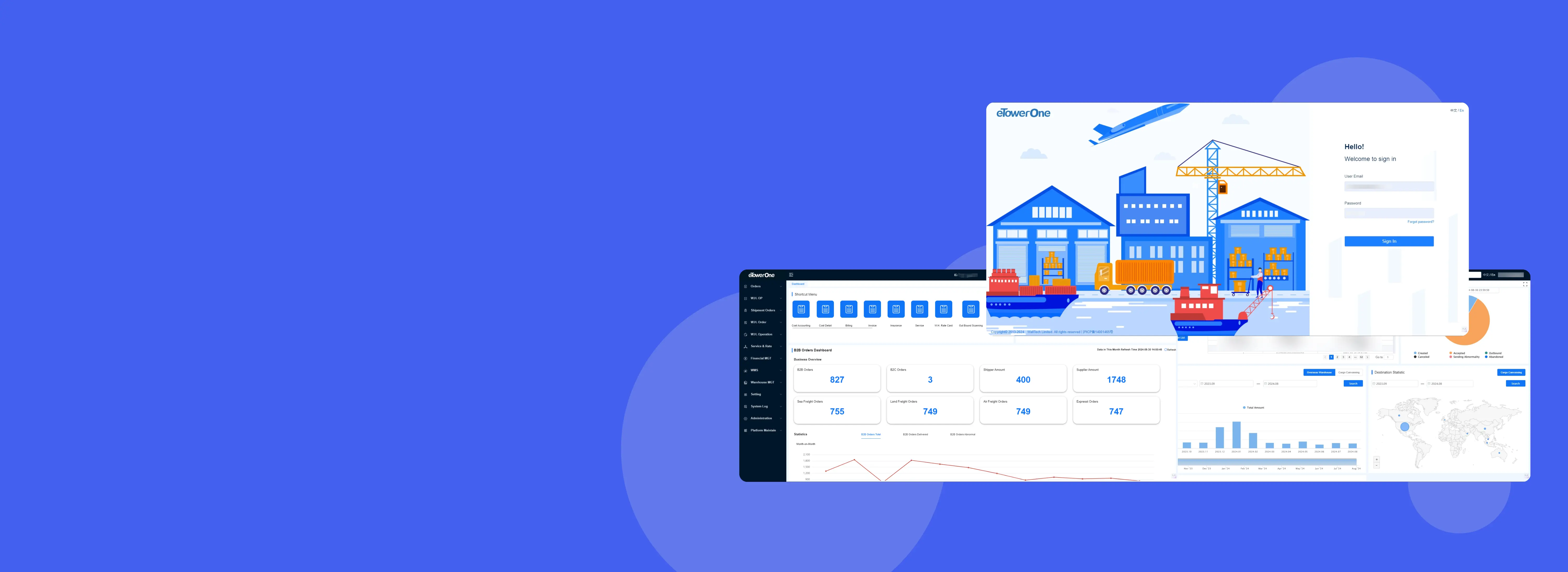 eTower - for Integrated Logistics Management System