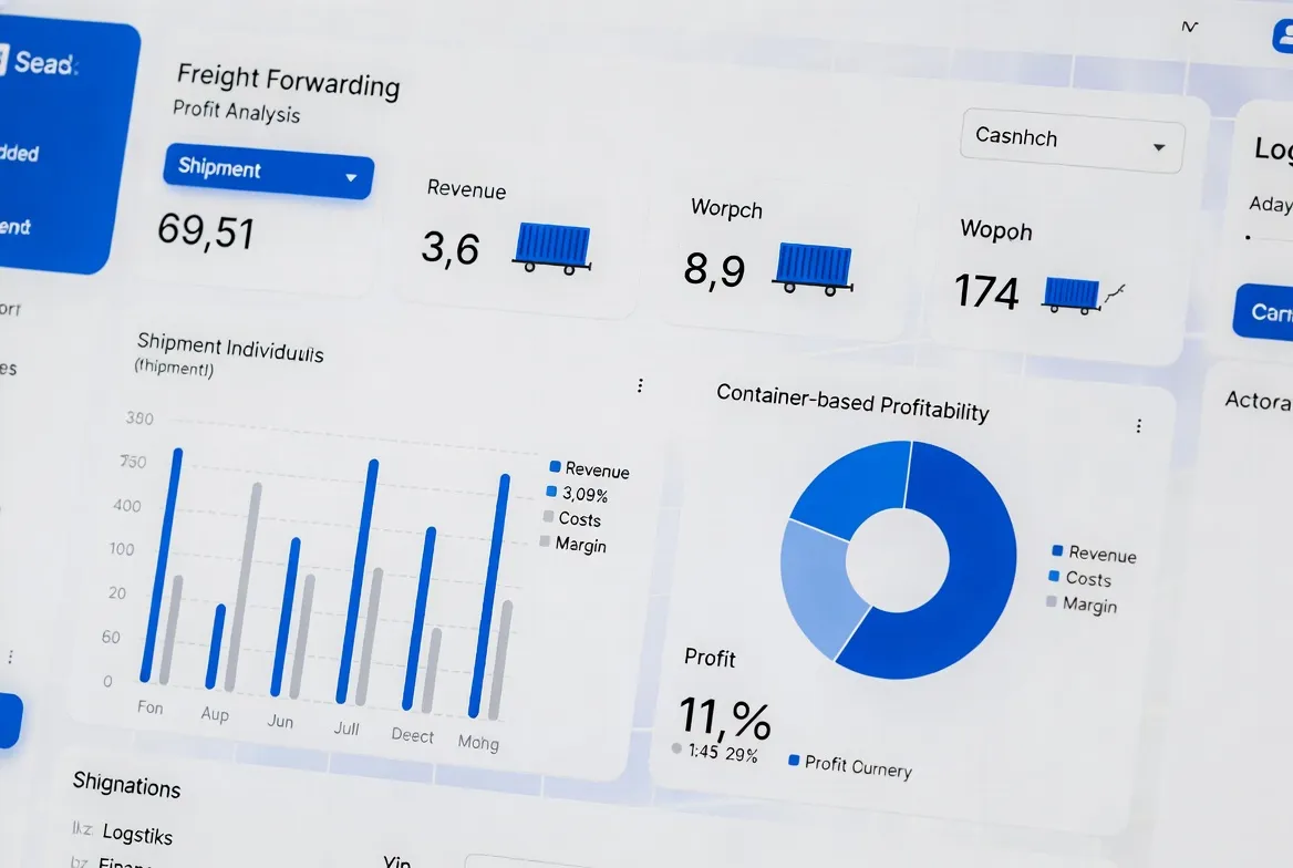How Freight Forwarders Track Profit by Shipment and Container
