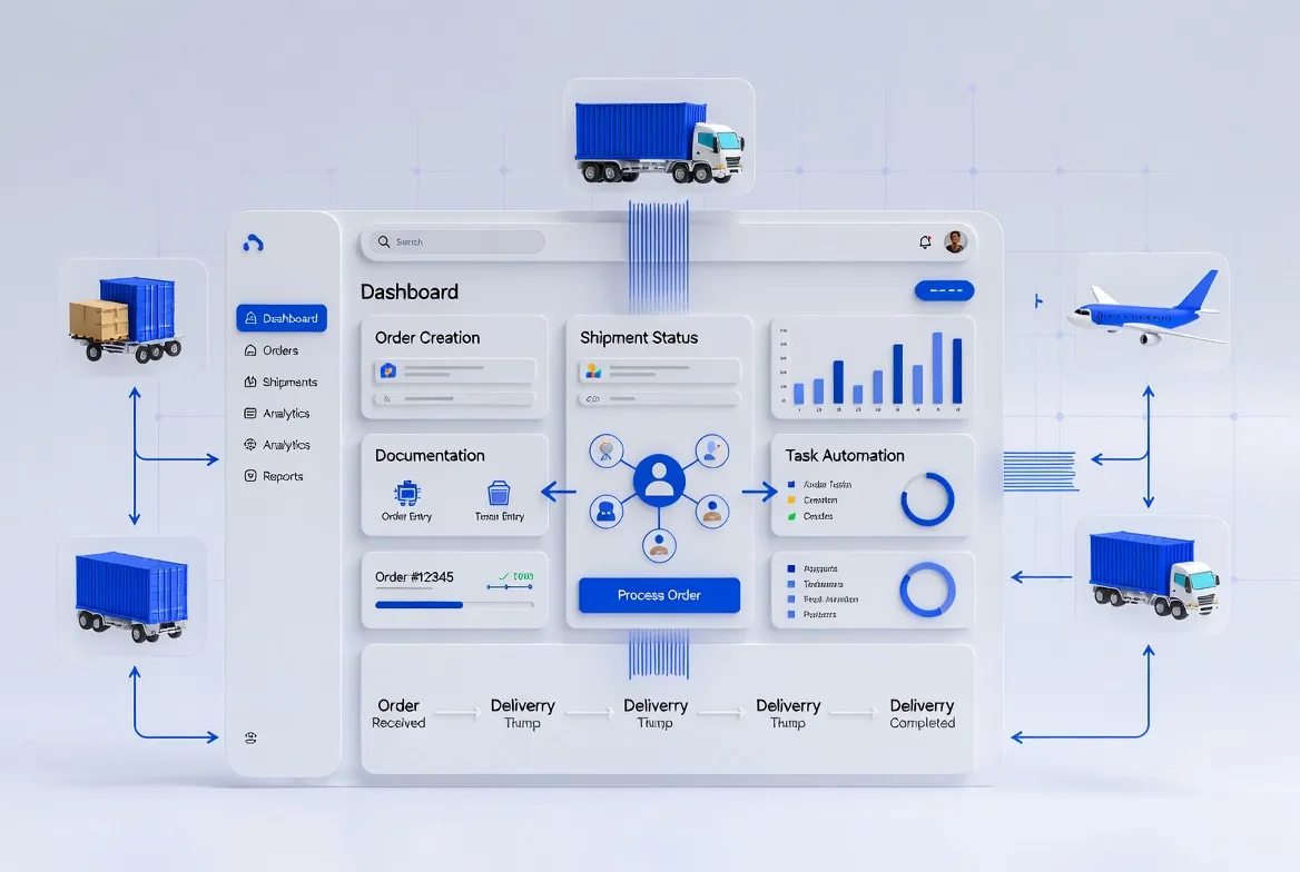 How Logistics Order Management Systems Streamline Shipment Processing