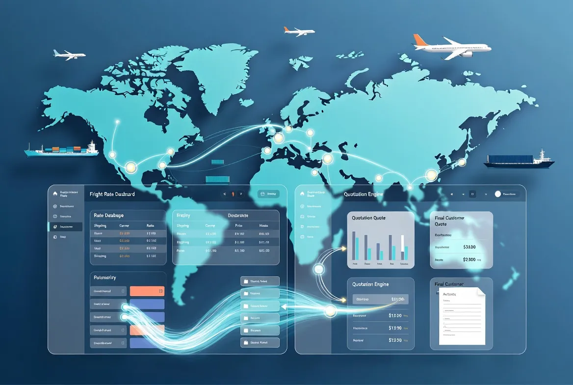How Logistics Platforms Support Global Rate Management and Quotation Workflows