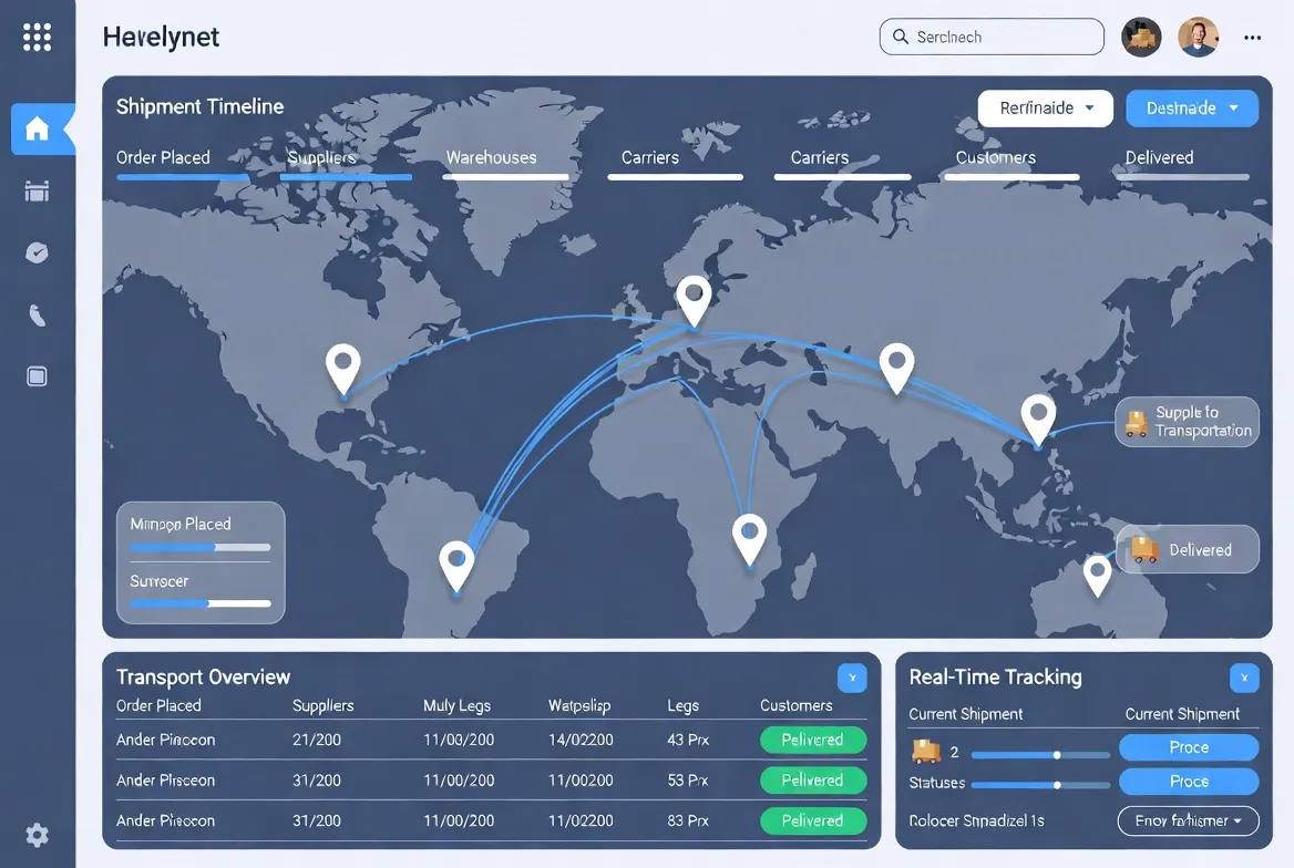 How End-to-End Logistics Platforms Manage Global Supply Chains
