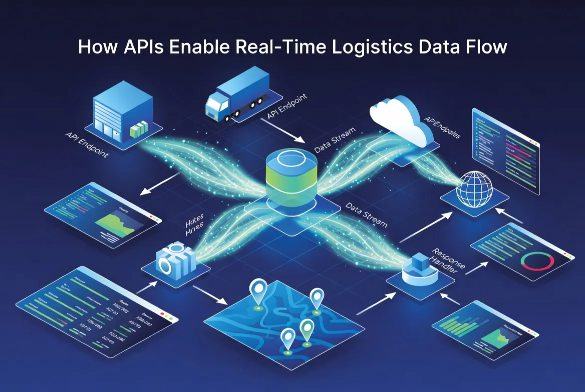 ​How APIs Enable Real-Time Logistics Data Flow