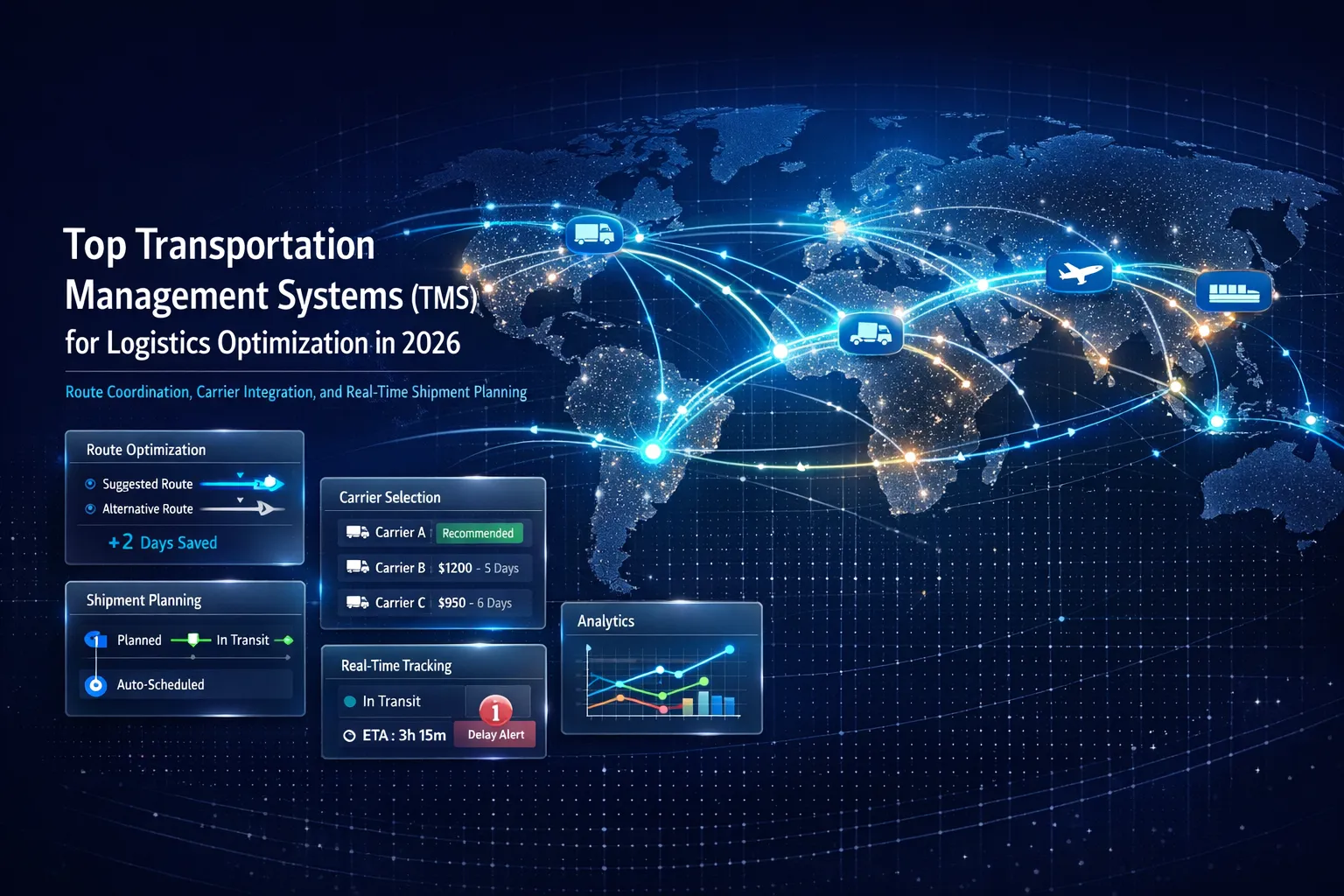 Top Transportation Management Systems (TMS) for Logistics Optimization in 2026