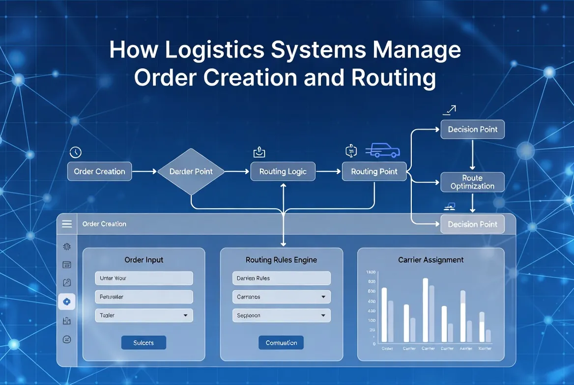 ​How Logistics Systems Manage Order Creation and Routing