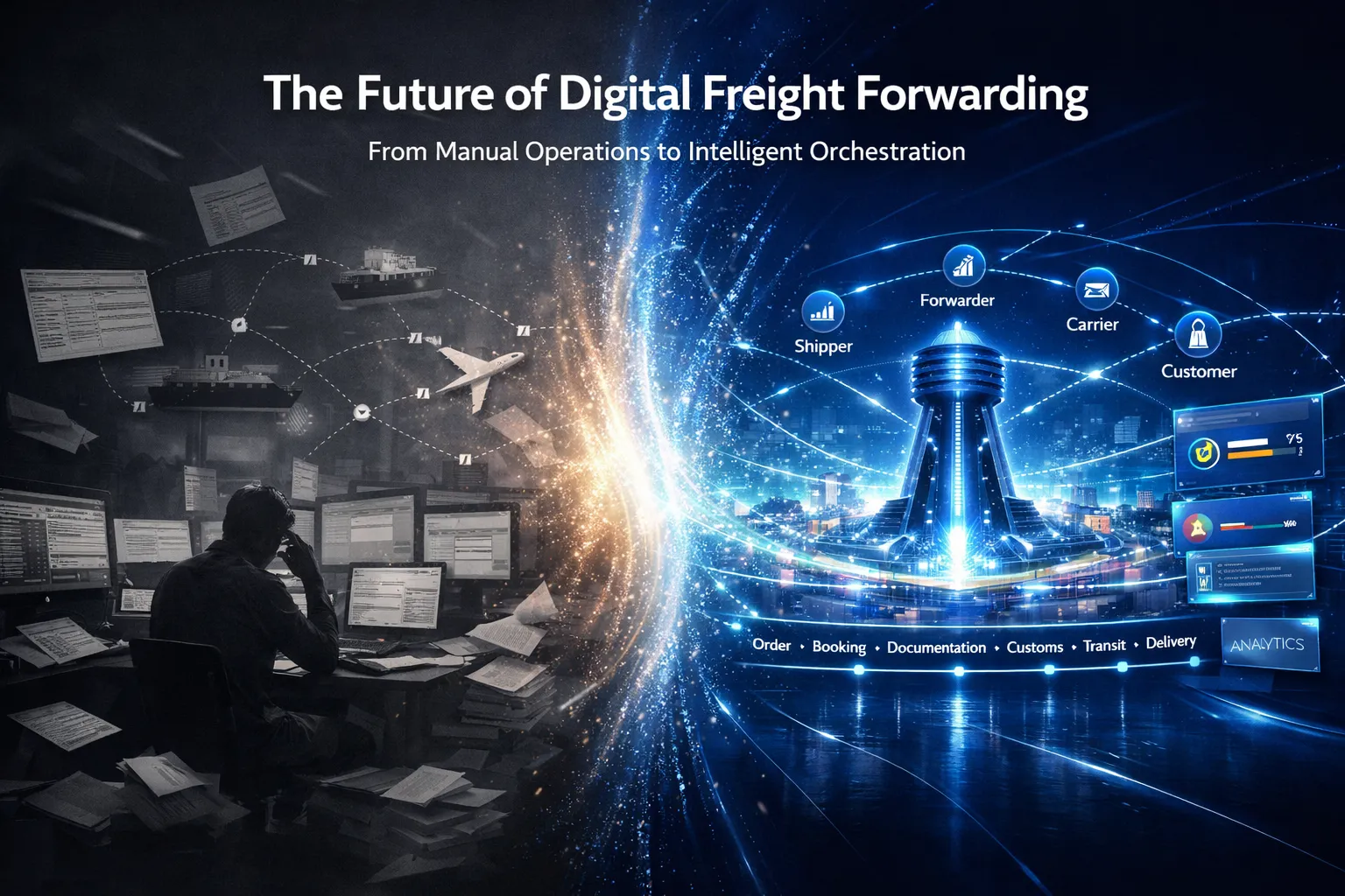 The Future of Digital Freight Forwarding: From Manual Operations to Intelligent Orchestration