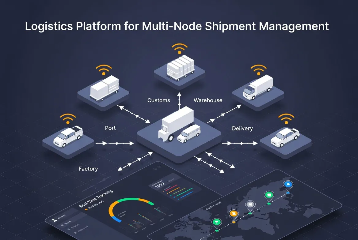 ​Logistics Platform for Multi-Node Shipment Management