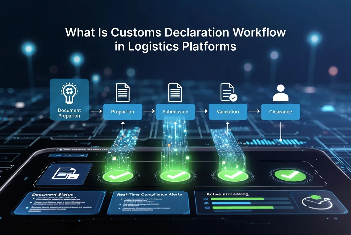 ​What Is Customs Declaration Workflow in Logistics Platforms