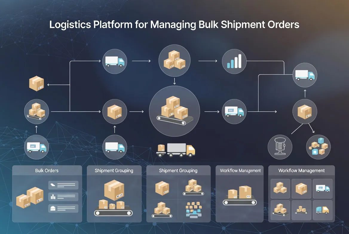 Logistics Platform for Managing Bulk Shipment Orders