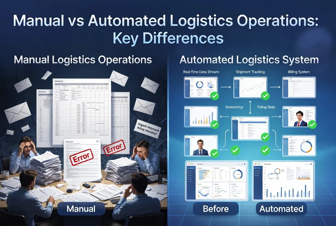 Manual vs Automated Logistics Operations: Key Differences