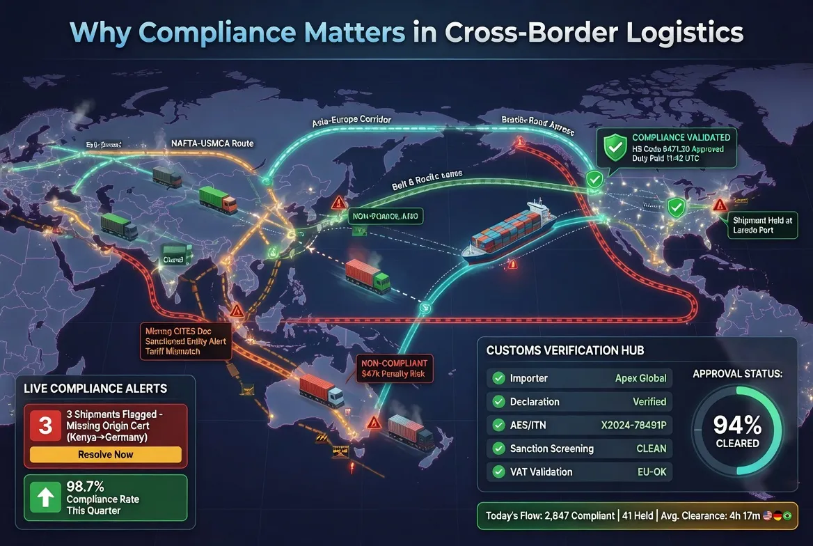 ​Why Compliance Matters in Cross-Border Logistics