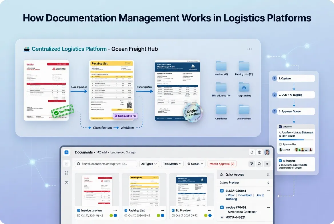 ​How Documentation Management Works in Logistics Platforms