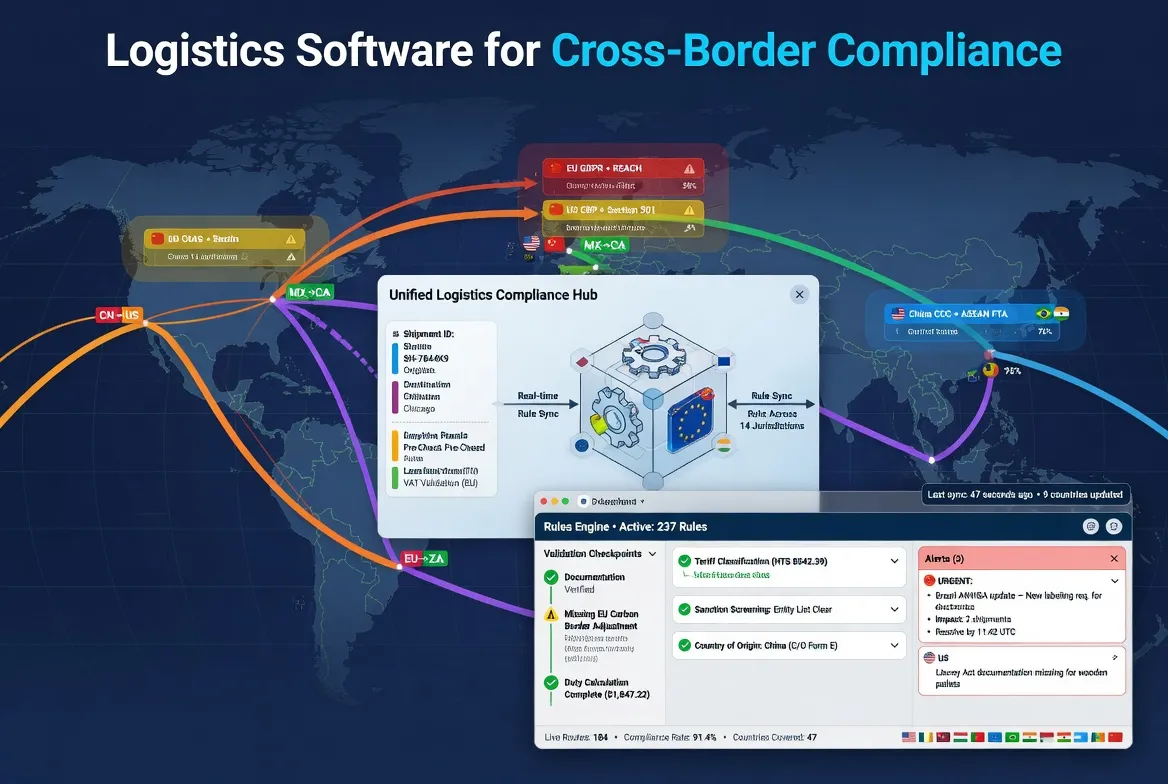 ​Logistics Software for Cross-Border Compliance