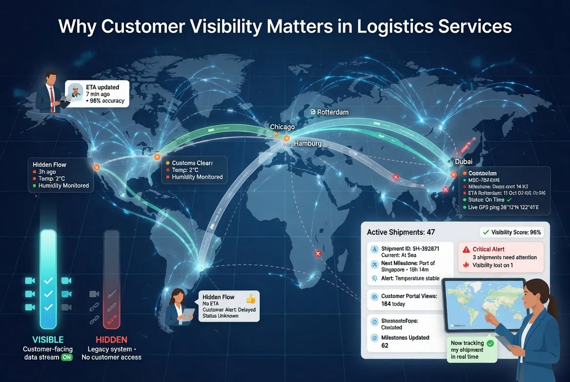 ​Why Customer Visibility Matters in Logistics Services
