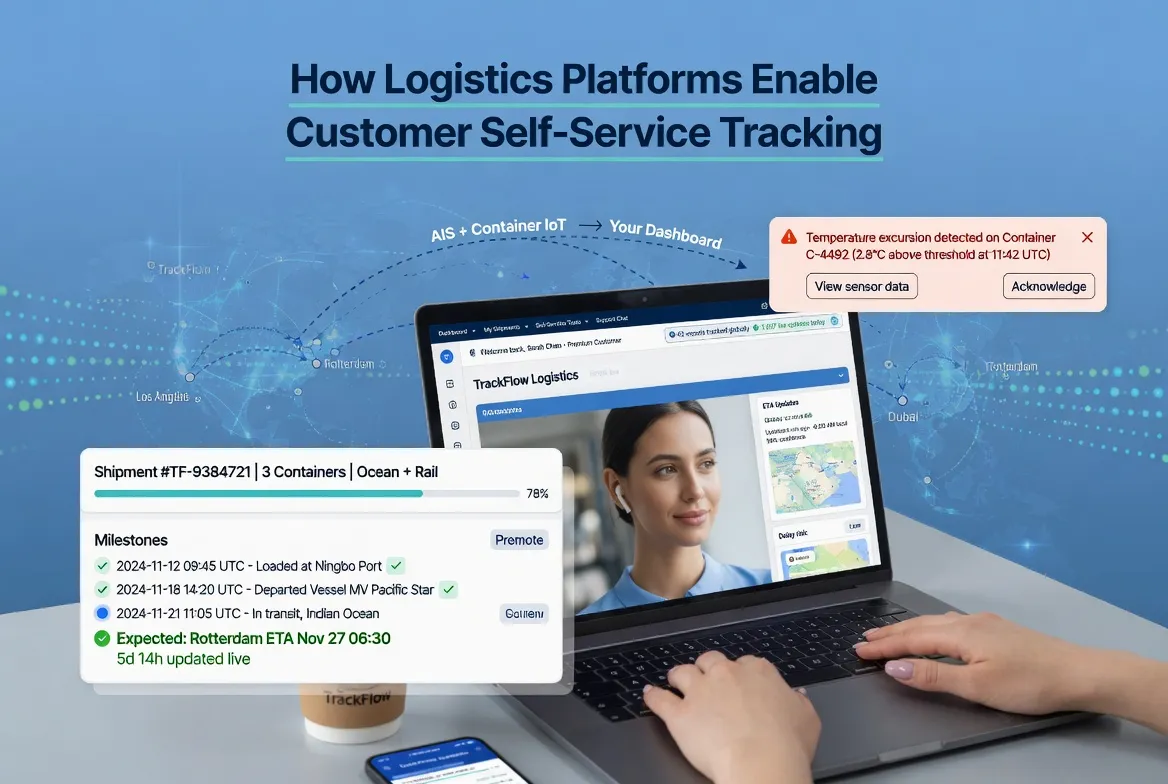 ​How Logistics Platforms Enable Customer Self-Service Tracking