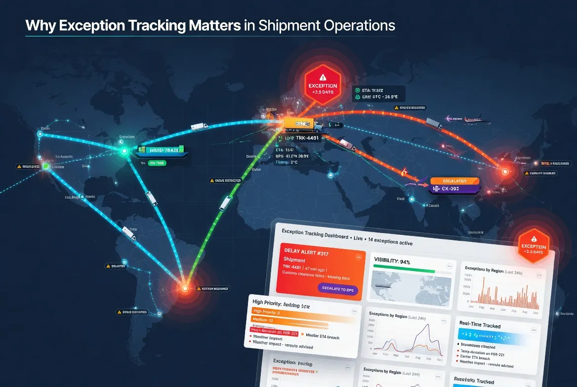 ​Why Exception Tracking Matters in Shipment Operations