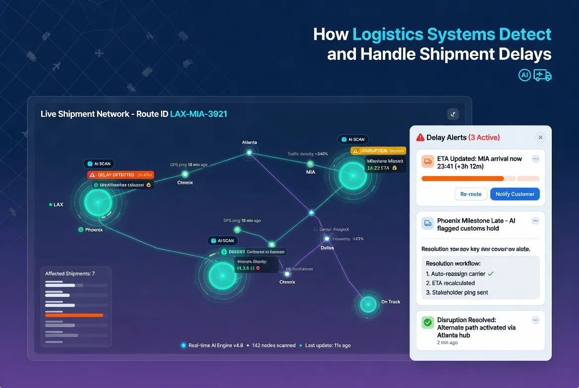 ​How Logistics Systems Detect and Handle Shipment Delays