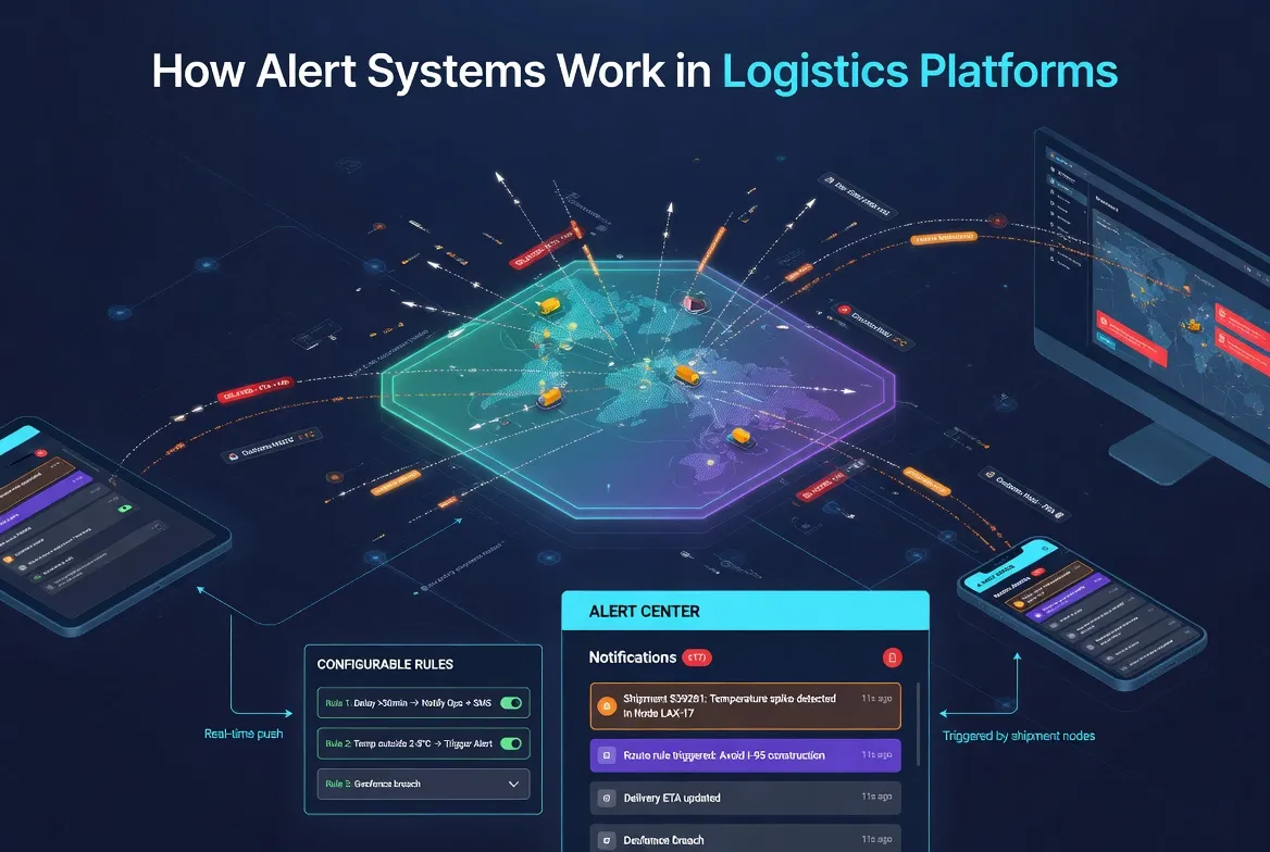 ​How Alert Systems Work in Logistics Platforms