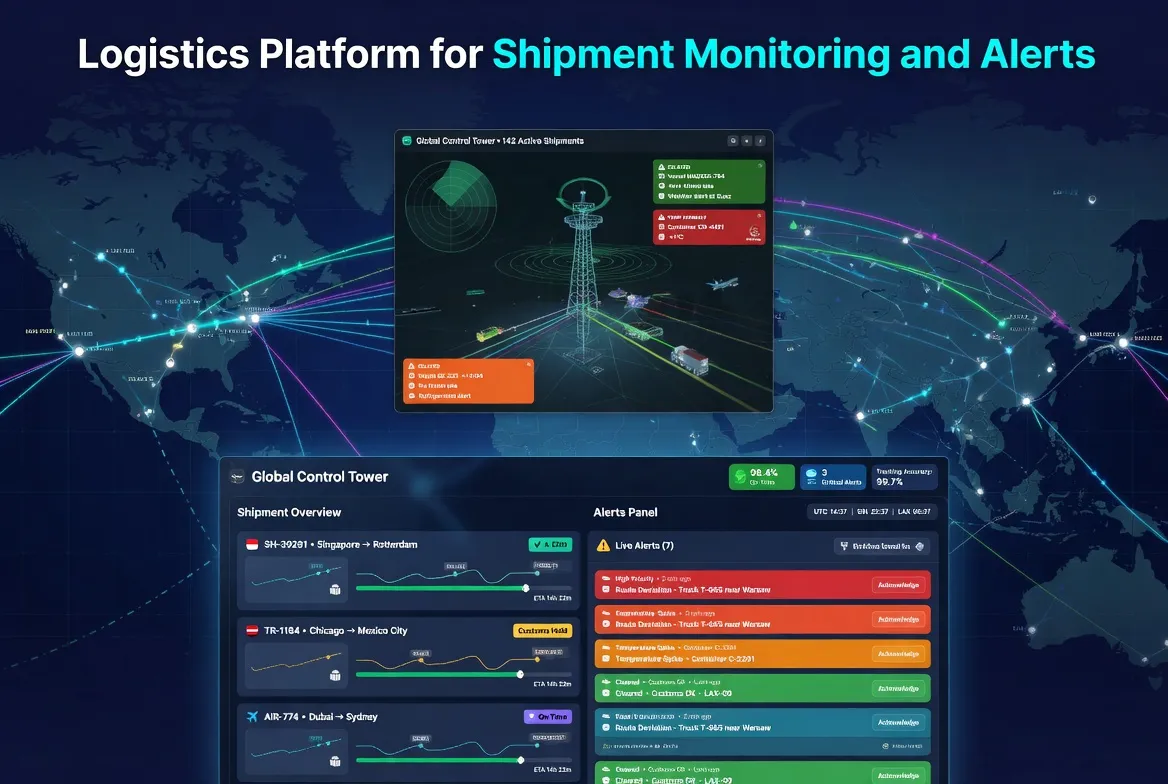 ​Logistics Platform for Shipment Monitoring and Alerts