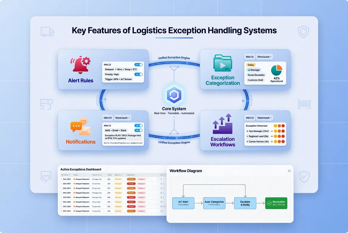 ​Key Features of Logistics Exception Handling Systems