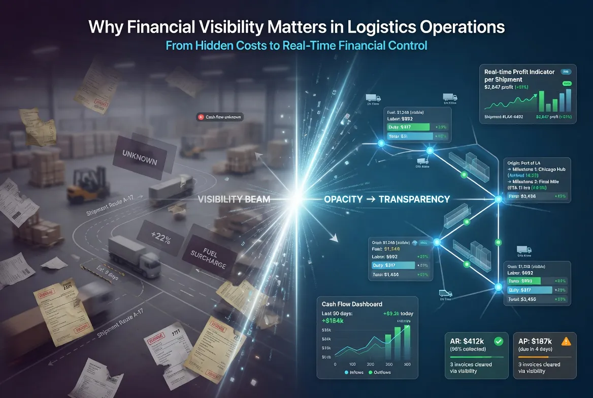 ​Why Financial Visibility Matters in Logistics Operations