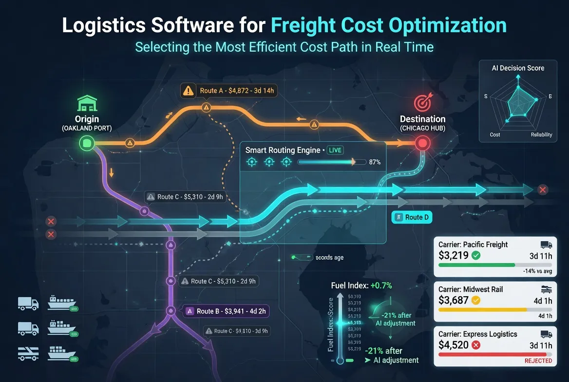 ​Logistics Software for Freight Cost Optimization