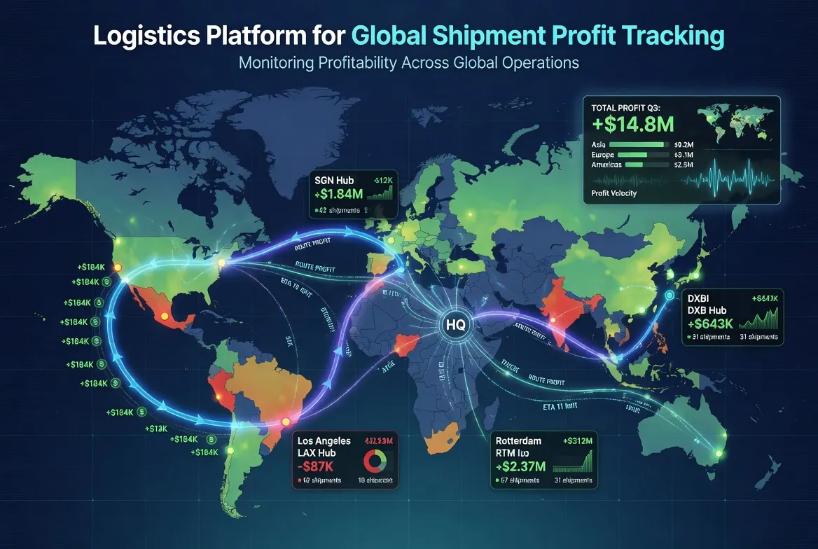 ​Logistics Platform for Global Shipment Profit Tracking
