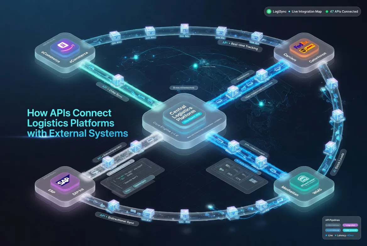 ​How APIs Connect Logistics Platforms with External Systems