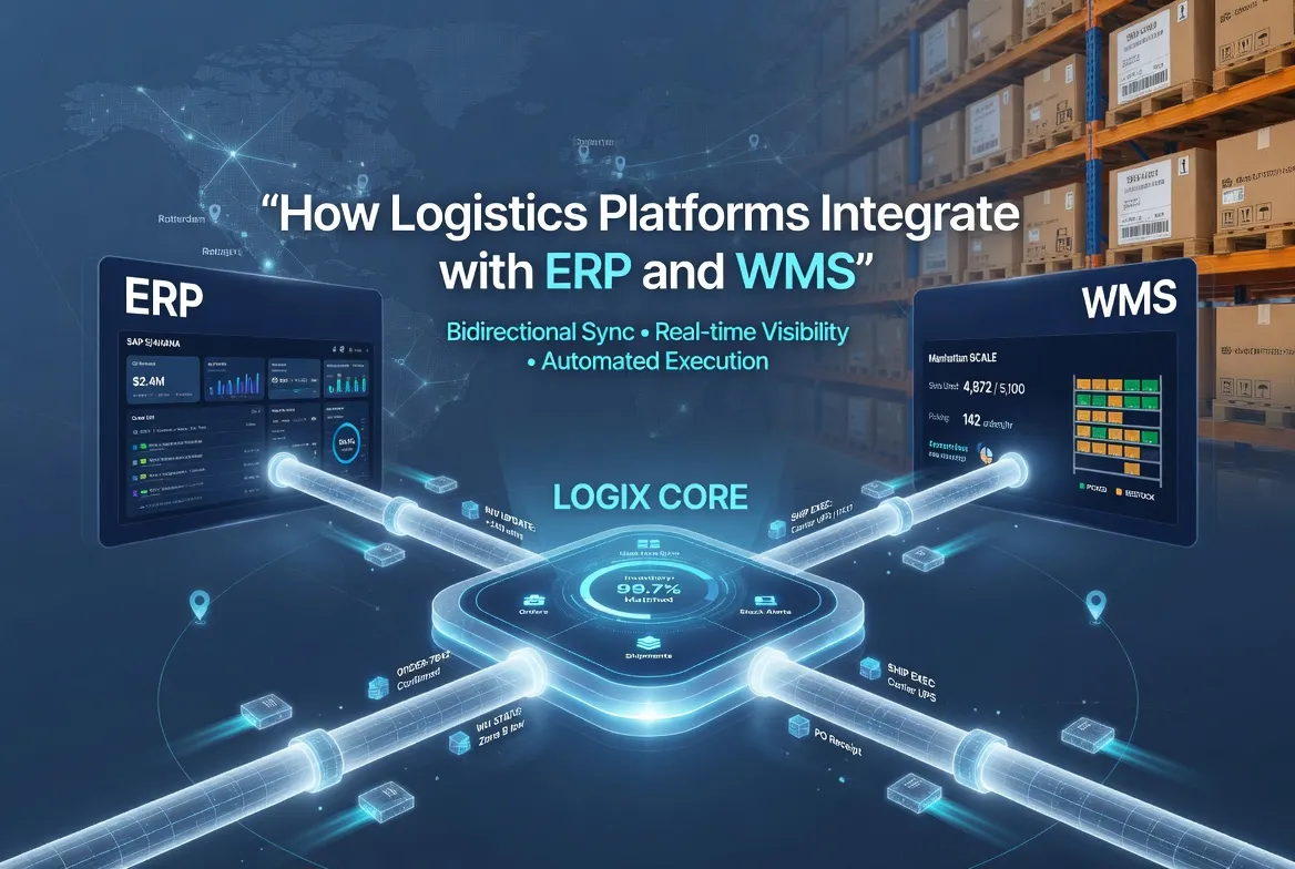 How Logistics Platforms Integrate with ERP and WMS