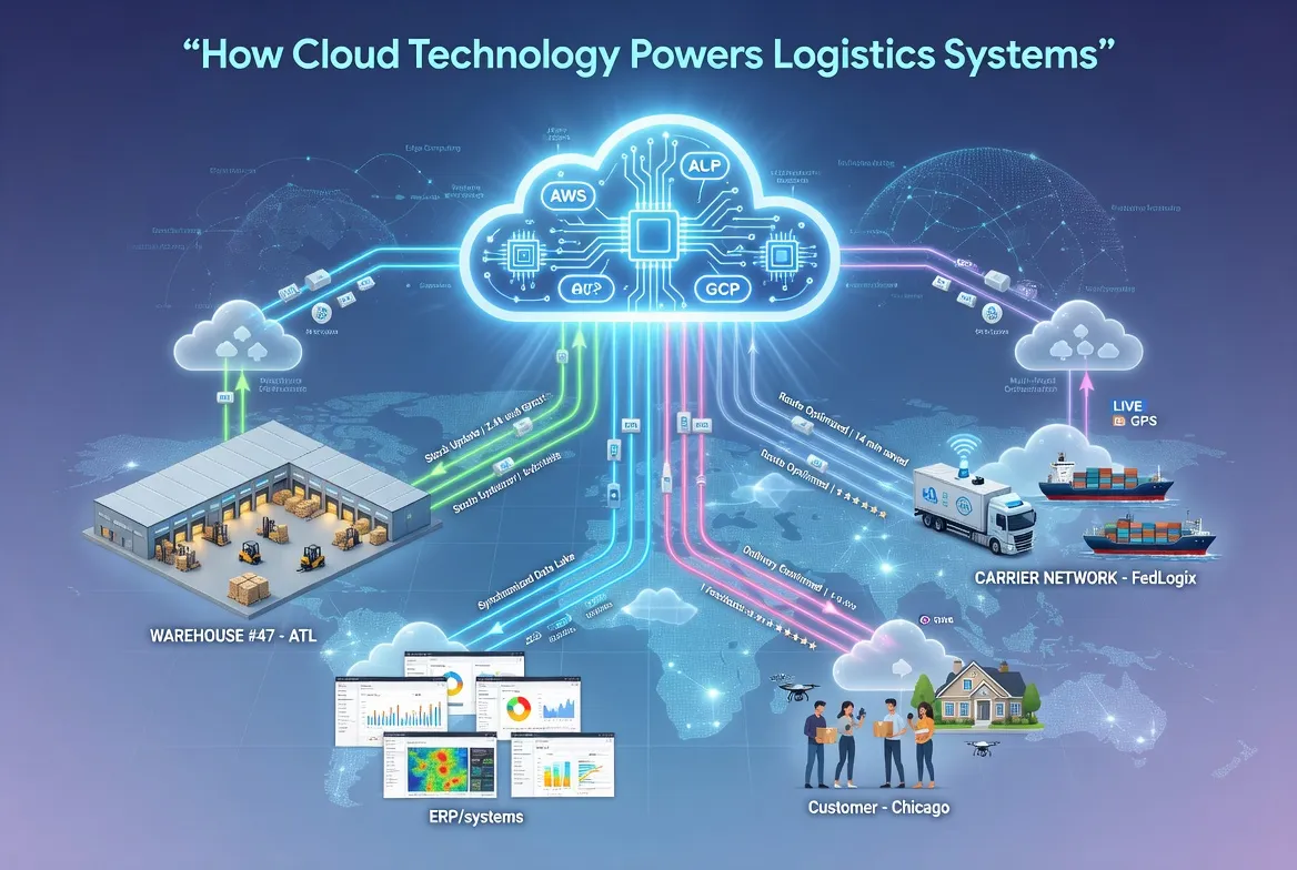 ​How Cloud Technology Powers Logistics Systems
