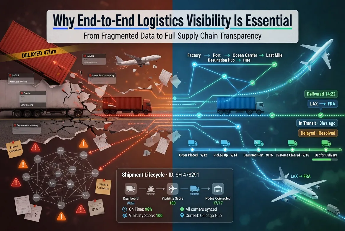 ​Why End-to-End Logistics Visibility Is Essential