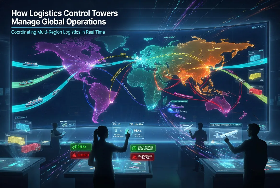 ​How Logistics Control Towers Manage Global Operations