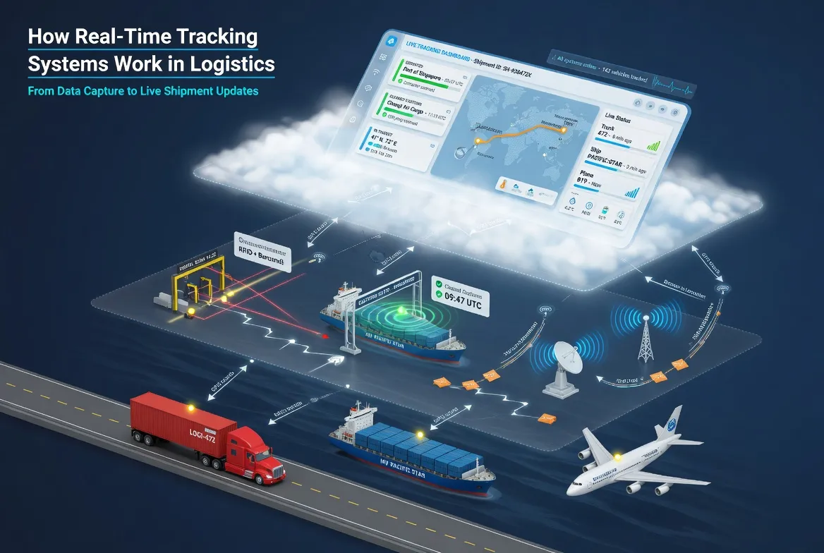 ​How Real-Time Tracking Systems Work in Logistics