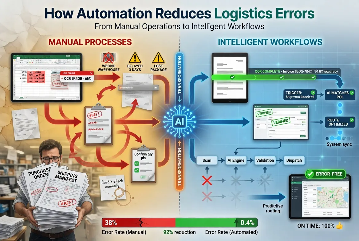 How Automation Reduces Logistics Errors