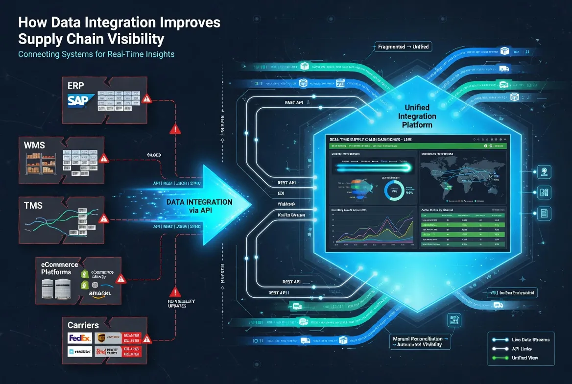​How Data Integration Improves Supply Chain Visibility