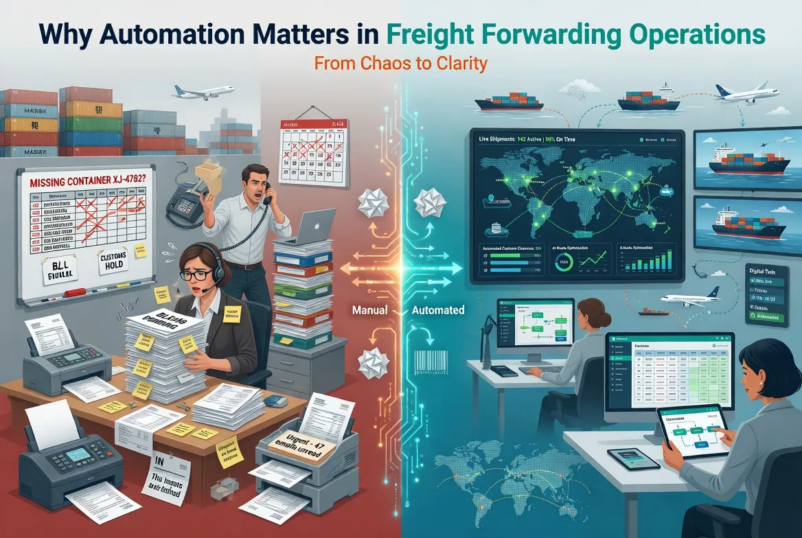 ​Why Automation Matters in Freight Forwarding Operations