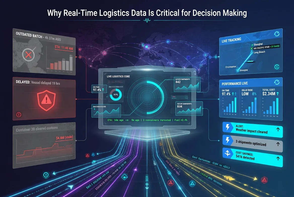 ​Why Real-Time Logistics Data Is Critical for Decision Making