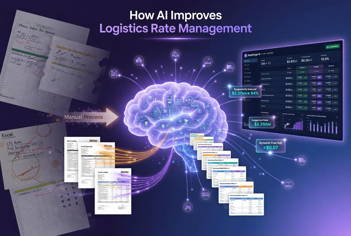 ​How AI Improves Logistics Rate Management