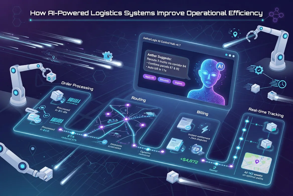 ​How AI-Powered Logistics Systems Improve Operational Efficiency