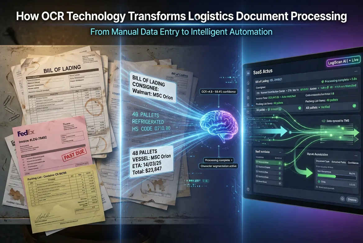 ​How OCR Technology Transforms Logistics Document Processing