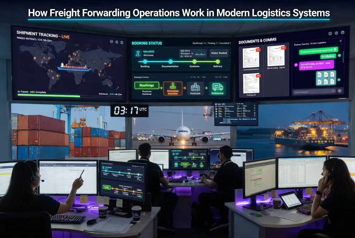 ​How Freight Forwarding Operations Work in Modern Logistics Systems
