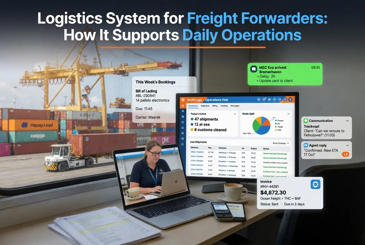 ​Logistics System for Freight Forwarders: How It Supports Daily Operations