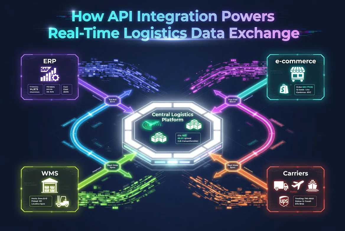 ​How API Integration Powers Real-Time Logistics Data Exchange