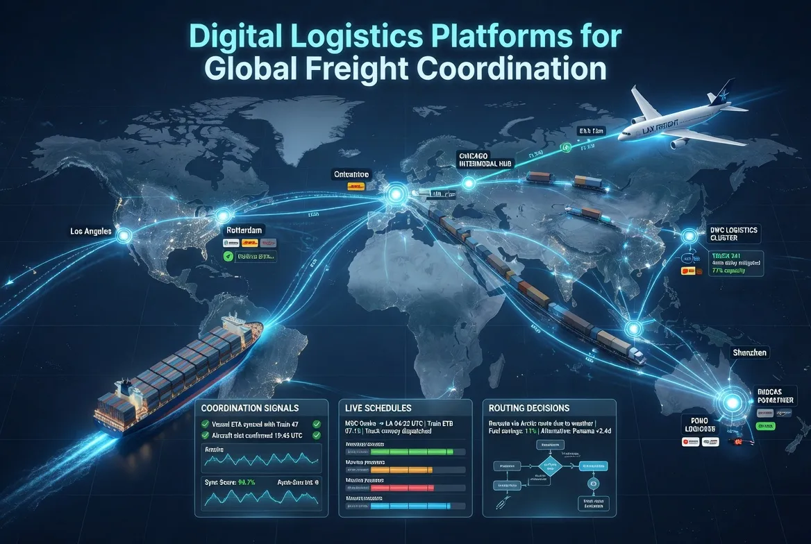 ​Digital Logistics Platforms for Global Freight Coordination