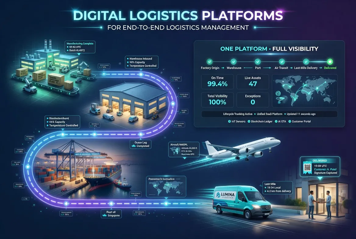 ​Digital Logistics Platforms for End-to-End Logistics Management
