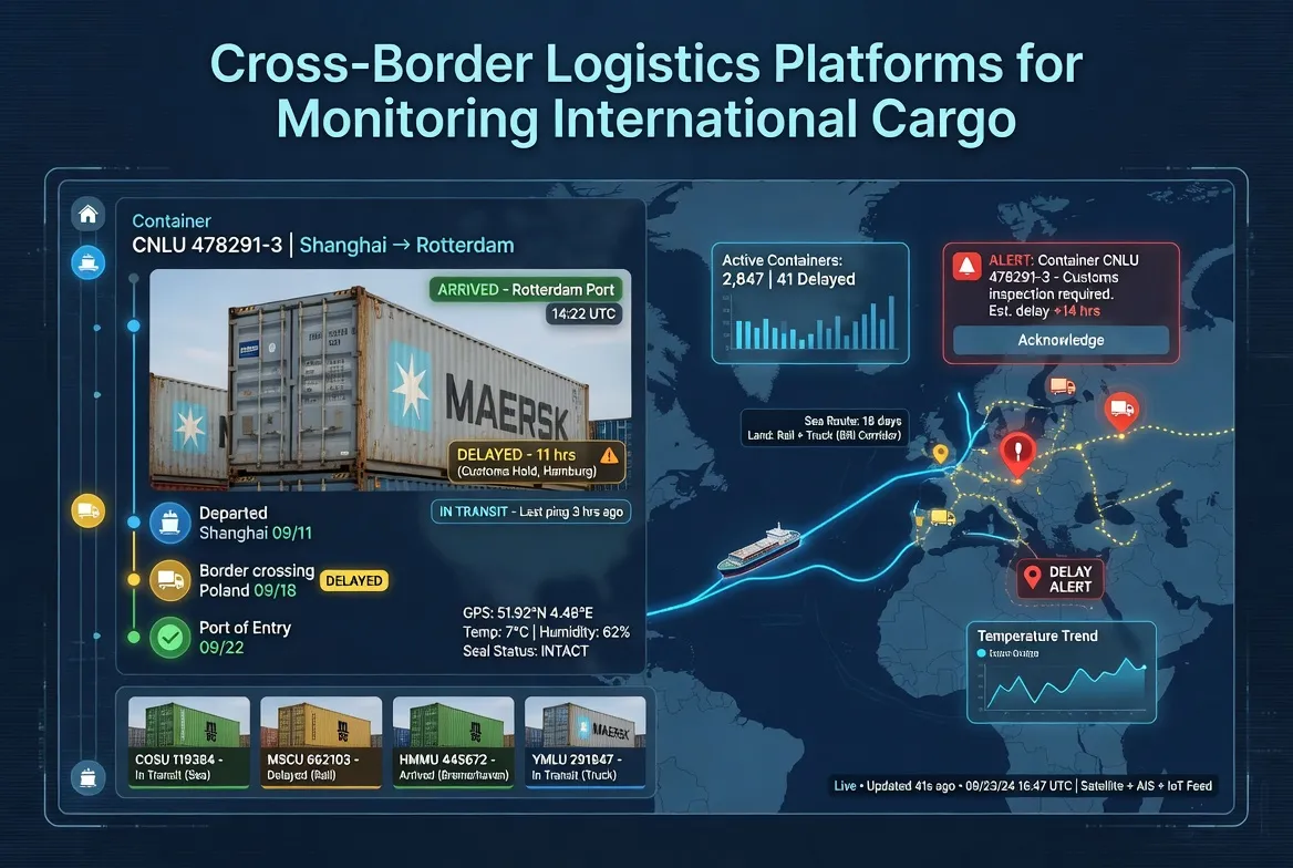 Cross-Border Logistics Platforms for Monitoring International Cargo
