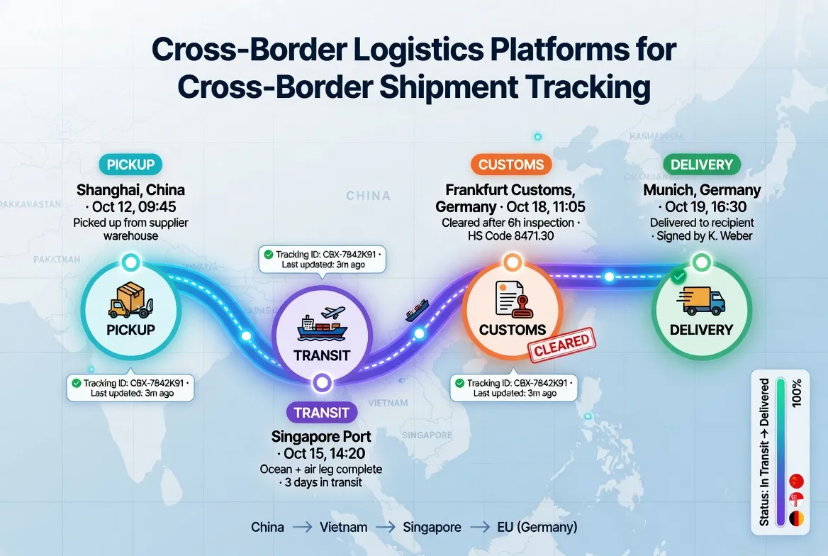 ​Cross-Border Logistics Platforms for Cross-Border Shipment Tracking