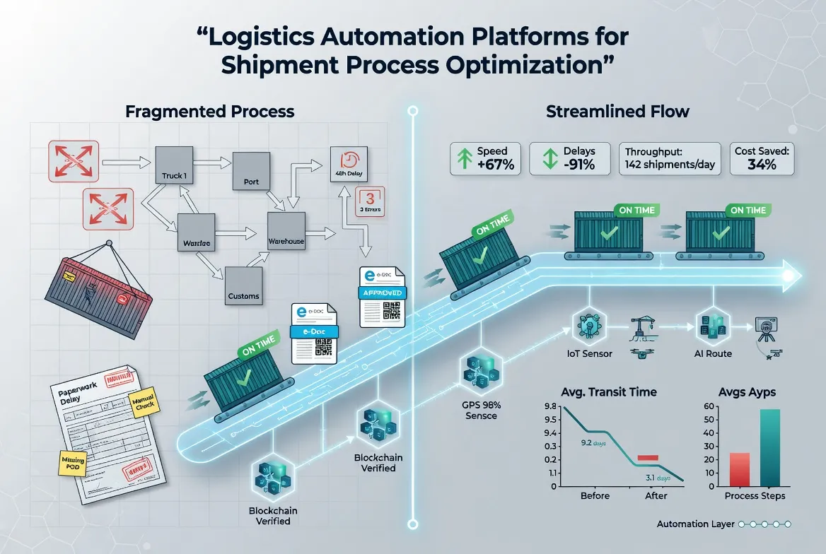 ​Logistics Automation Platforms for Shipment Process Optimization