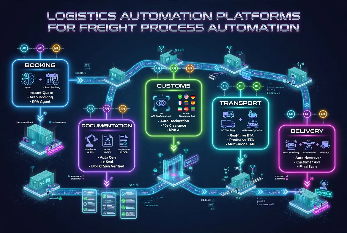​Logistics Automation Platforms for Freight Process Automation