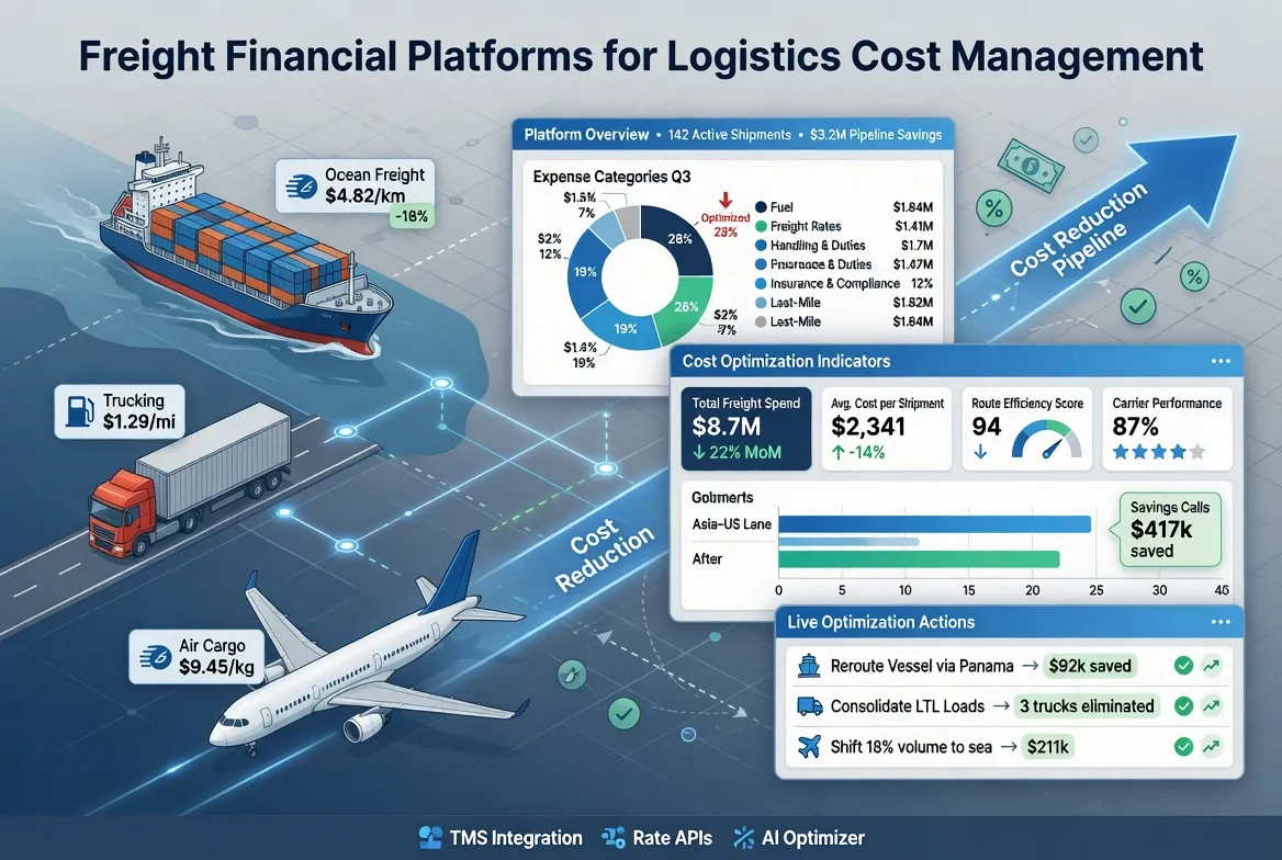 ​Freight Financial Platforms for Logistics Cost Management