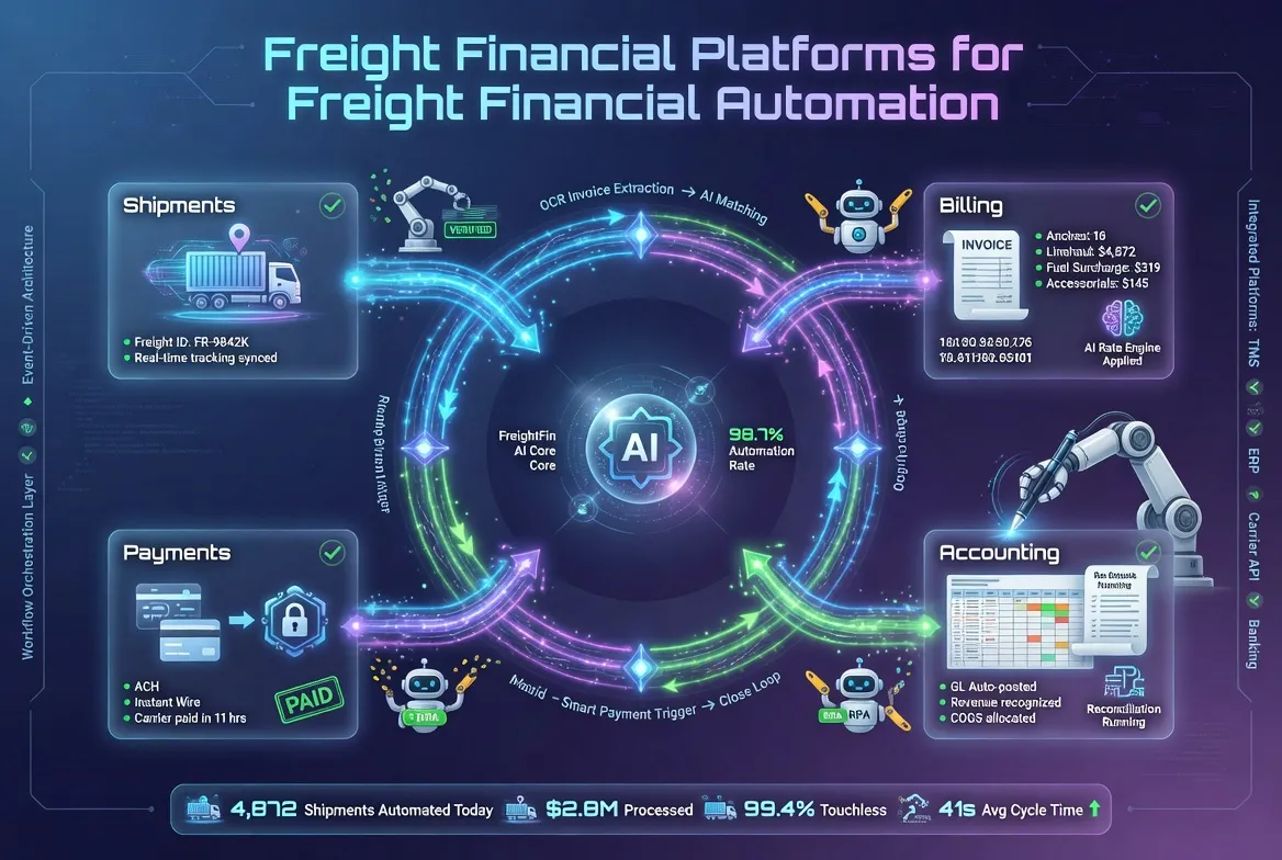 ​Freight Financial Platforms for Freight Financial Automation